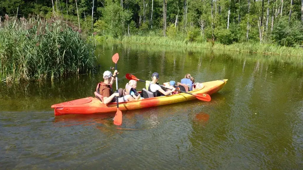 Rodzinny spływ kajakowy Mazury